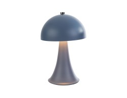 Bomboniera nascita e battesimo LAMPADA DOME CELESTE USB/TOUCH d.15xh.23,5CM