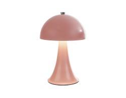 Bomboniera nascita e battesimo LAMPADA DOME ROSA USB/TOUCH d.15xh.23,5CM