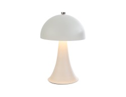 Bomboniera nascita e battesimo LAMPADA DOME BIANCA USB/TOUCH d.15xh.23,5CM