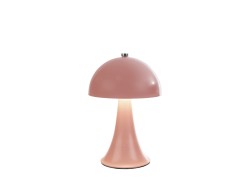 Bomboniera nascita e battesimo LAMPADA DOME ROSA USB/TOUCH d.10xh.14CM
