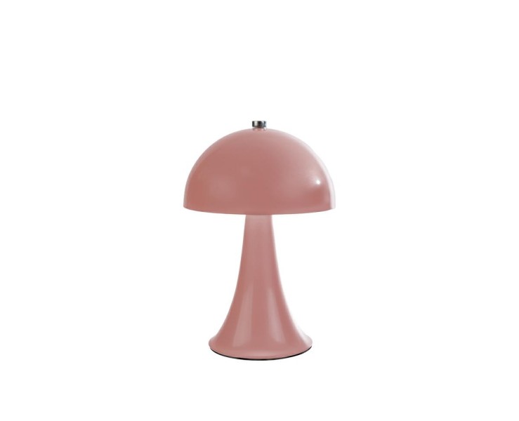 Bomboniera nascita e battesimo LAMPADA DOME ROSA USB/TOUCH d.10xh.14CM su Bomboniere Dolci Emozioni