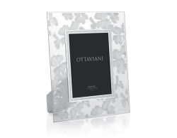 Portafoto Silver Foil Fiori Di Pesco