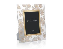 Portafoto Silver Foil Fiori Di Pesco
