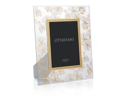 Portafoto Silver Foil Fiori Di Pesco dorato