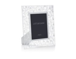 Portafoto Silver Foil Collezione Riccioli Argento