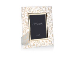 Portafoto Silver Foil Riccioli Oro