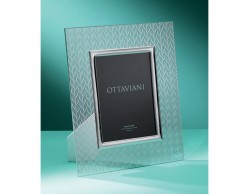 Portafoto Silver Foil Collezione Riccioli Argento