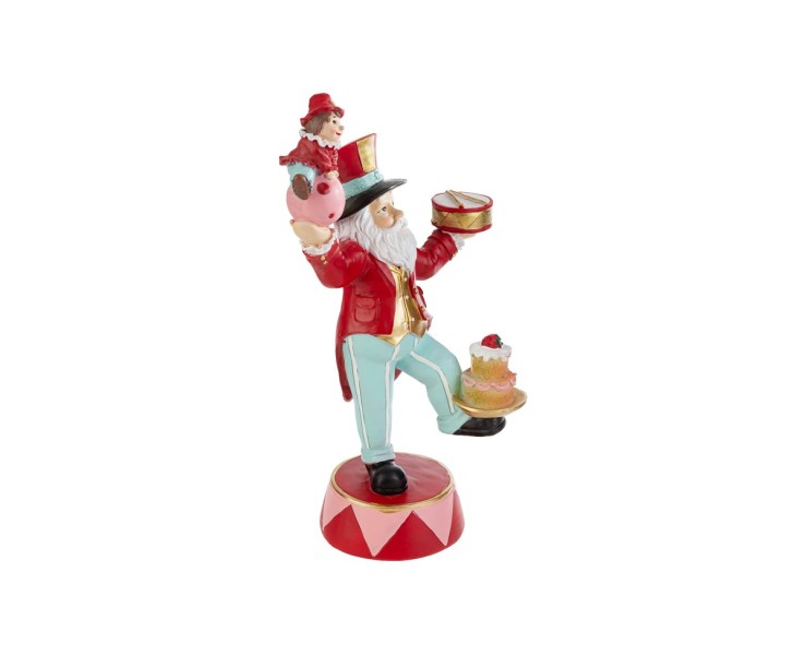 Giocoliere Circense in Resina 15x22xh36 cm – Decorazione Natalizia Assortita in 2 Modelli su Bomboniere Dolci Emozioni