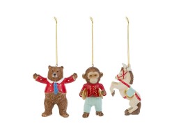 Animali del Circo in resina Assortita in 3 Modelli – Decorazione Natalizia Le Stelle su Bomboniere Dolci Emozioni