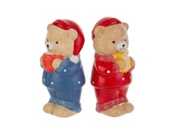 Orsetti natalizi in ceramica con pigiama assortiti in 2 modelli – Decorazione Natalizia Le Stelle su Bomboniere Dolci Emozioni