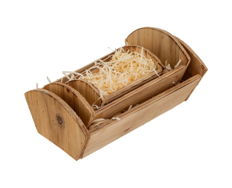 Set 3 culle natalizie in legno – Decorazione Natalizia Le Stelle su Bomboniere Dolci Emozioni