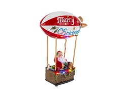 Babbo Natale in dirigibile con movimento e luci LED – Decorazione Natalizia Le Stelle su Bomboniere Dolci Emozioni