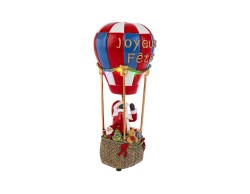 Babbo Natale in mongolfiera con movimento e luci LED – Decorazione Natalizia Le Stelle su Bomboniere Dolci Emozioni