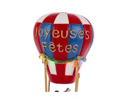 Babbo Natale in mongolfiera con movimento e luci LED – Decorazione Natalizia Le Stelle su Bomboniere Dolci Emozioni