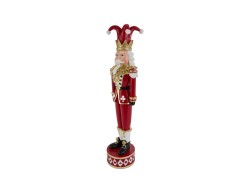 Soldatino Schiaccianoci Joker Poker natalizio in resina h. 54 cm – Decorazione Natalizia Le Stelle su Bomboniere Dolci Emozioni