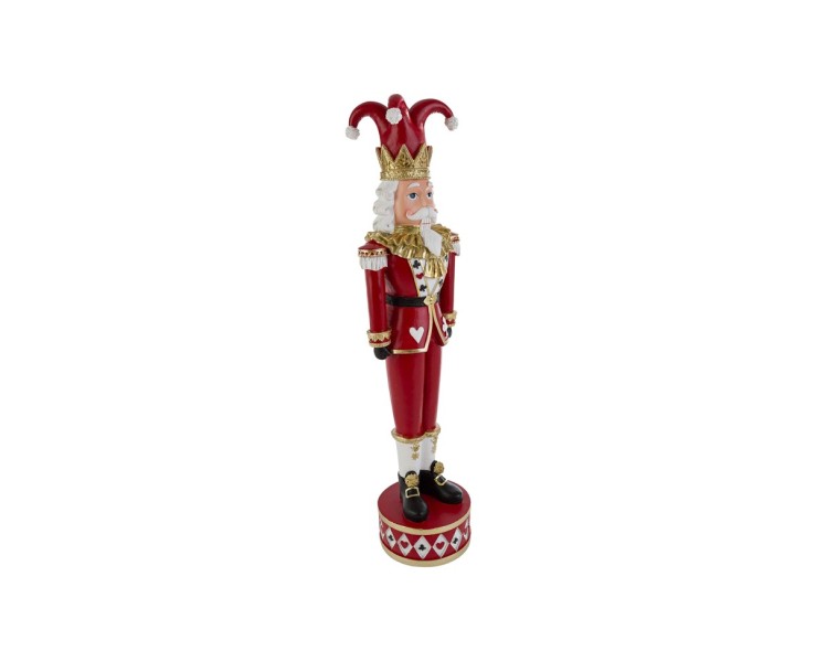 Soldatino Schiaccianoci Joker Poker natalizio in resina h. 54 cm – Decorazione Natalizia Le Stelle su Bomboniere Dolci Emozioni