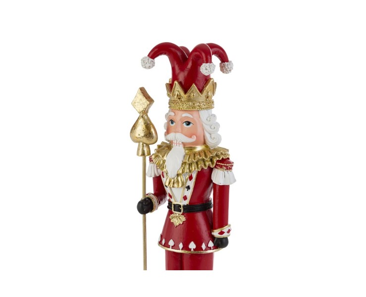 Soldatino Schiaccianoci Joker Poker natalizio in resina h. 42 cm – Decorazione Natalizia Le Stelle su Bomboniere Dolci Emozioni