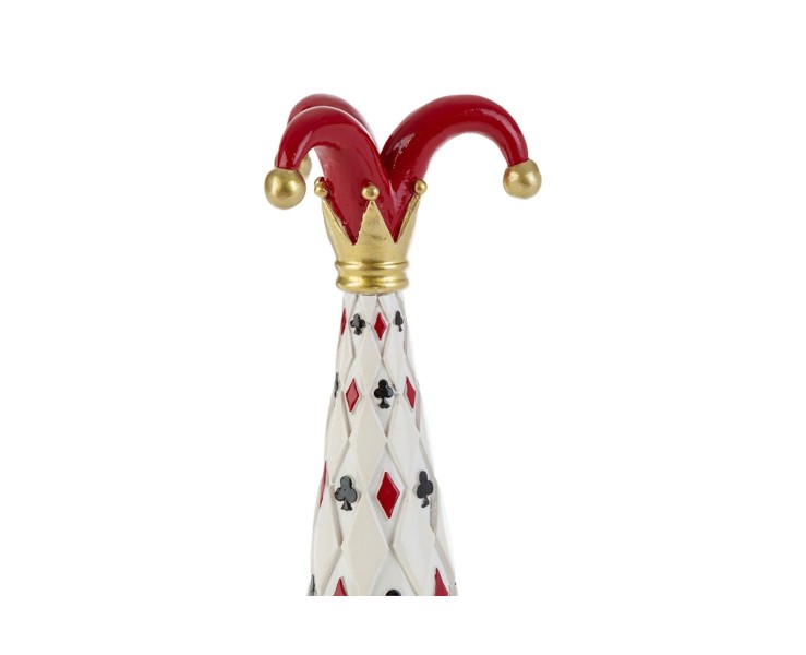 Albero di Natale Joker Poker in resina h. 42,5 cm – Decorazione Natalizia Le Stelle su Bomboniere Dolci Emozioni