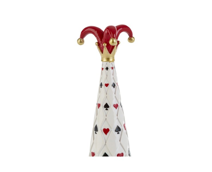 Albero di Natale Joker Poker in resina h. 33 cm – Decorazione Natalizia Le Stelle su Bomboniere Dolci Emozioni