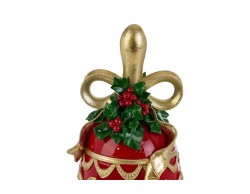 Campana natalizia in resina rossa  – Decorazione Natalizia Le Stelle su Bomboniere Dolci Emozioni