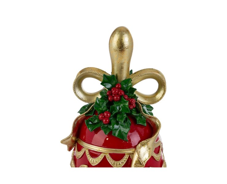 Campana natalizia in resina rossa  – Decorazione Natalizia Le Stelle su Bomboniere Dolci Emozioni