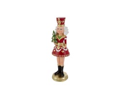 Mamma Natale barocca in resina rossa e oro h. 29 cm – Decorazione Natalizia Le Stelle su Bomboniere Dolci Emozioni