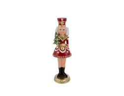 Mamma Natale barocca in resina rossa e oro h. 29 cm – Decorazione Natalizia Le Stelle su Bomboniere Dolci Emozioni
