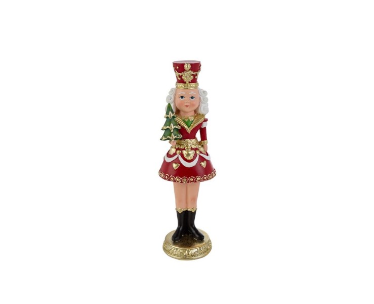 Mamma Natale barocca in resina rossa e oro h. 29 cm – Decorazione Natalizia Le Stelle su Bomboniere Dolci Emozioni