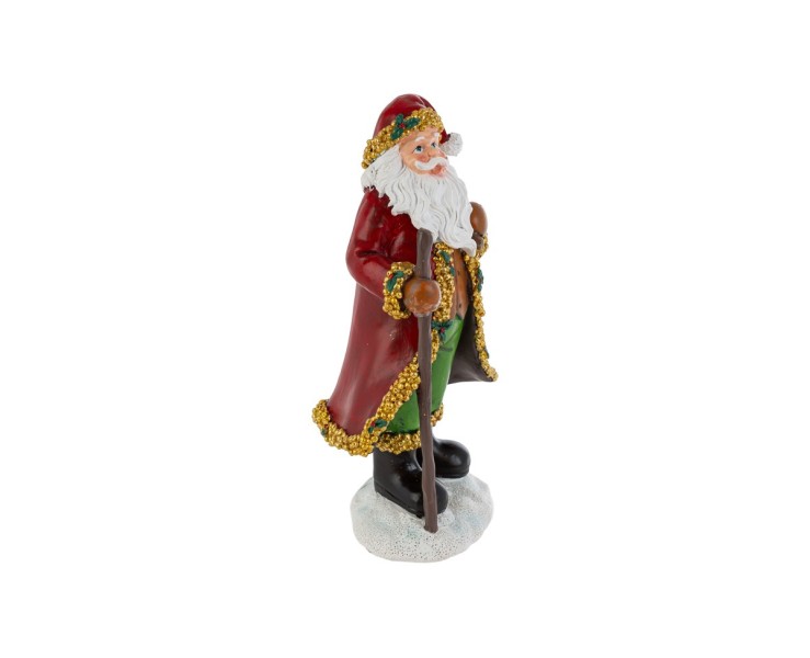 Babbo Natale barocco in resina rossa e oro h. 26,5 cm – Decorazione Natalizia Le Stelle su Bomboniere Dolci Emozioni