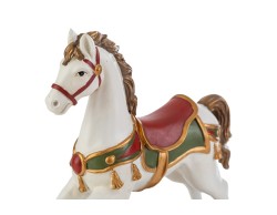 Cavallo a dondolo in resina 23,5x5,5x25,5 – Decorazione Natalizia Le Stelle su Bomboniere Dolci Emozioni