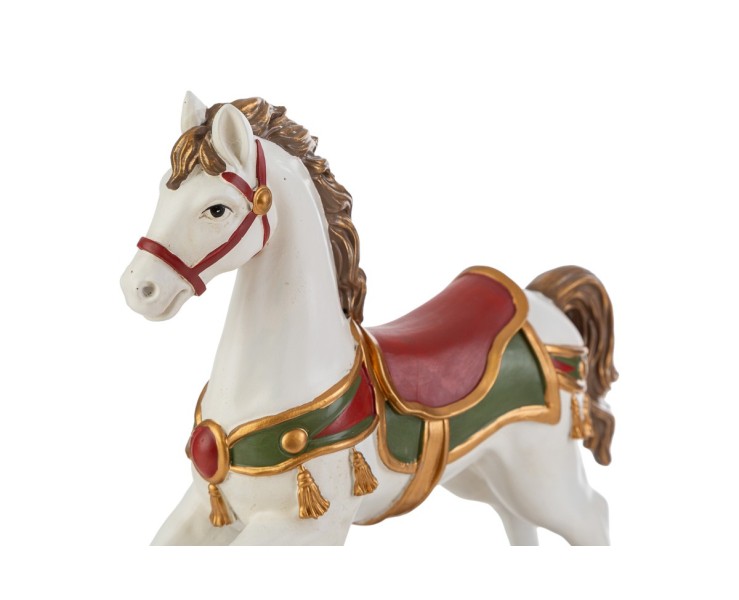 Cavallo a dondolo in resina 23,5x5,5x25,5 – Decorazione Natalizia Le Stelle su Bomboniere Dolci Emozioni