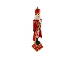 Soldato Schiaccianoci natalizio re di cuori in resina con luci a LED h.90 cm – Decorazione Natalizia Le Stelle su Bomboniere Dolci Emozioni