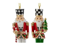 Appendino natalizio per albero Soldato Schiaccianoci in resina h.11 cm - 2 varianti assortite – Decorazione Natalizia Le Stelle su Bomboniere Dolci Emozioni