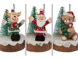 Segnaposto natalizio in resina assortito per decorazione tavola e regalo - 3 mod. assortiti – Decorazione Natalizia Le Stelle su Bomboniere Dolci Emozioni