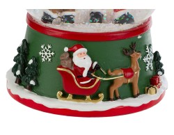 Carillon ampolla Babbo Natale e renna in resina con neve – Decorazione Natalizia Le Stelle su Bomboniere Dolci Emozioni