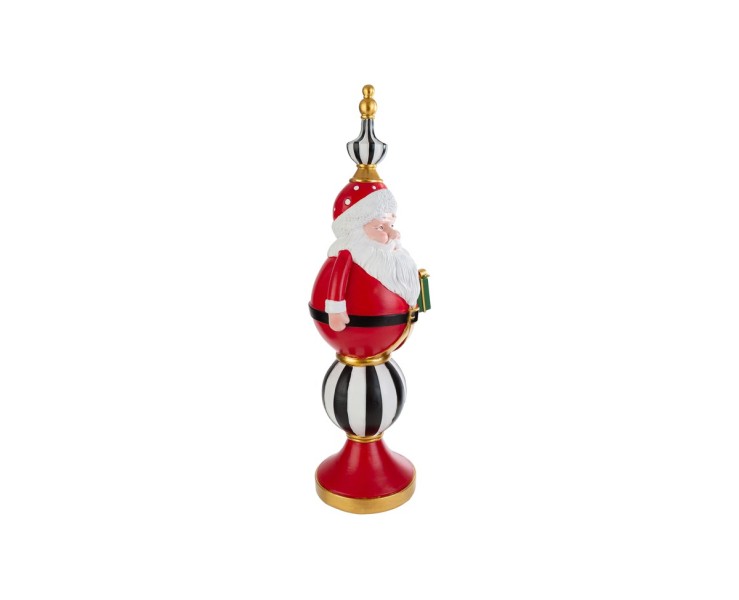 Babbo Natale in resina con luci LED statuina decorativa da terra 57 cm – Decorazione Natalizia Le Stelle su Bomboniere Dolci Emozioni