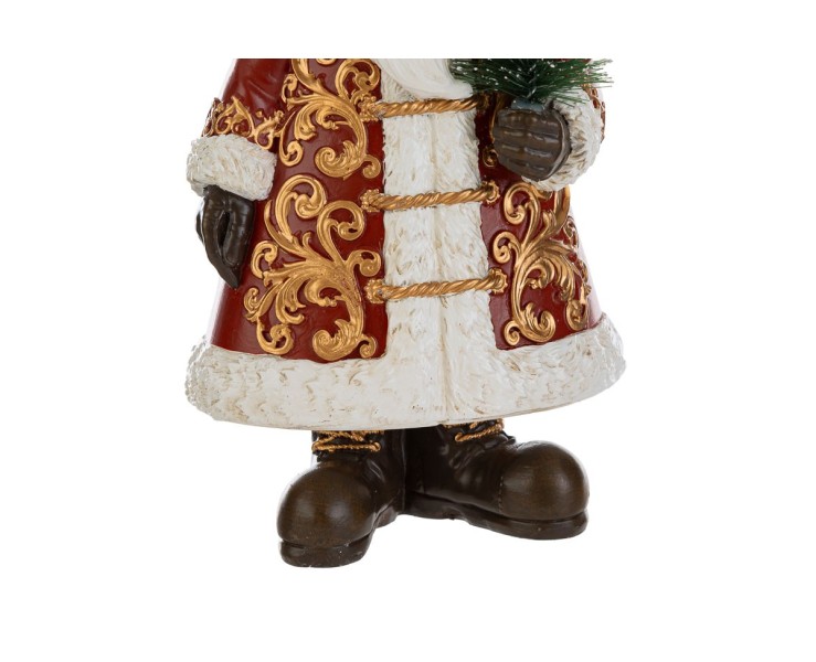 Babbo Natale in resina elegante con alberello h. 23 cm– Decorazione Natalizia Le Stelle su Bomboniere Dolci Emozioni