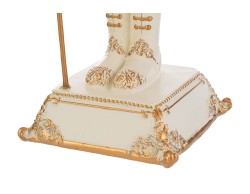 Soldatino Schiaccianoci natalizio in resina panna e oro – Decorazione Natalizia Le Stelle su Bomboniere Dolci Emozioni