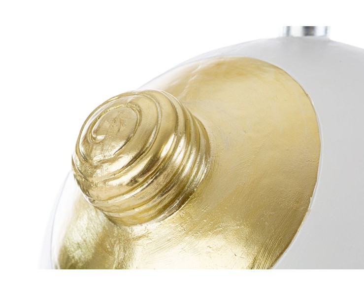Base per albero di Natale a forma di pallina in ceramica bianca e oro 41,5x41,5xh. 44 cm – Decorazione Natalizia Le Stelle su Bomboniere Dolci Emozioni