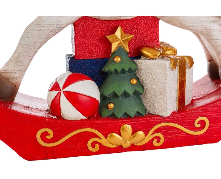 Base per albero di Natale cavalluccio a dondolo in resina pesante 8,5 kg 73x20xh. 61 cm – Decorazione Natalizia Le Stelle su Bomboniere Dolci Emozioni