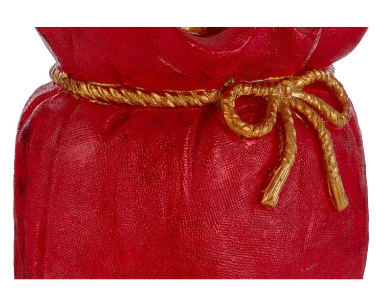 Base per albero di Natale a forma di sacco in resina rosso e oro – Decorazione Natalizia Le Stelle su Bomboniere Dolci Emozioni