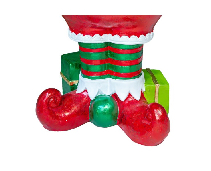 Base per albero di Natale a forma di gambe di elfo in resina rosso e verde – Decorazione Natalizia Le Stelle su Bomboniere Dolci Emozioni