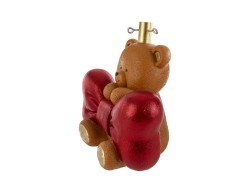 Base per albero di Natale con orsetto e fiocco rosso in resina – Decorazione Natalizia Le Stelle su Bomboniere Dolci Emozioni