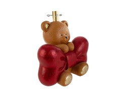 Base per albero di Natale con orsetto e fiocco rosso in resina – Decorazione Natalizia Le Stelle su Bomboniere Dolci Emozioni