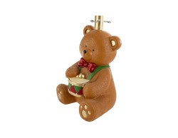 Base per albero di Natale con orsetto e tamburo in resina – Decorazione Natalizia Le Stelle su Bomboniere Dolci Emozioni