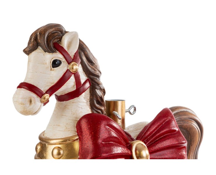 Base per albero di Natale a forma di cavallo a dondolo in resina – Decorazione Natalizia Le Stelle su Bomboniere Dolci Emozioni