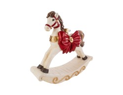 Base per albero di Natale a forma di cavallo a dondolo in resina – Decorazione Natalizia Le Stelle su Bomboniere Dolci Emozioni