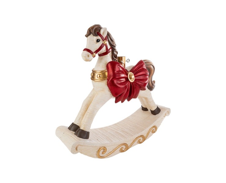 Base per albero di Natale a forma di cavallo a dondolo in resina – Decorazione Natalizia Le Stelle su Bomboniere Dolci Emozioni
