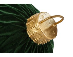Base per albero di Natale a forma di palla di Natale in velluto verde e oro – Decorazione Natalizia Le Stelle su Bomboniere Dolci Emozioni