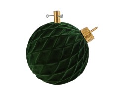 Base per albero di Natale a forma di palla di Natale in velluto verde e oro – Decorazione Natalizia Le Stelle su Bomboniere Dolci Emozioni